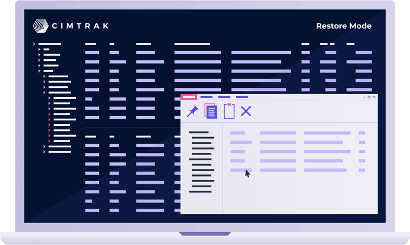 Dashboard RESTORE MODE