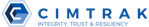 CimTrak Logo 2024 with Tagline - Blue