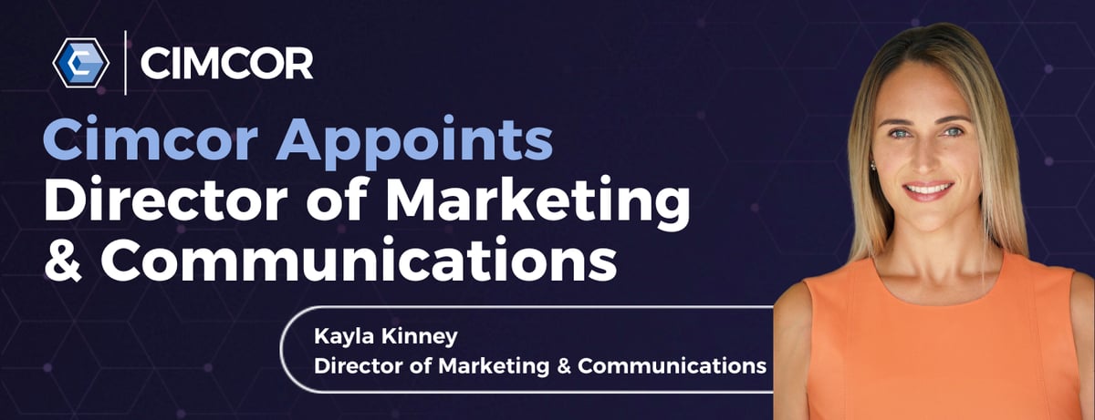 Cimcor Appoints New Director of Marketing and Communications