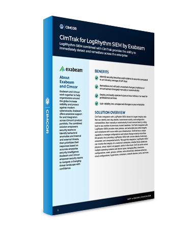 3D Booklet - Exabeam LogRhythm Solution Brief