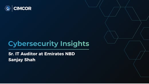 Cybersecurity Insights with Sr. IT Auditor Sanjay Shah