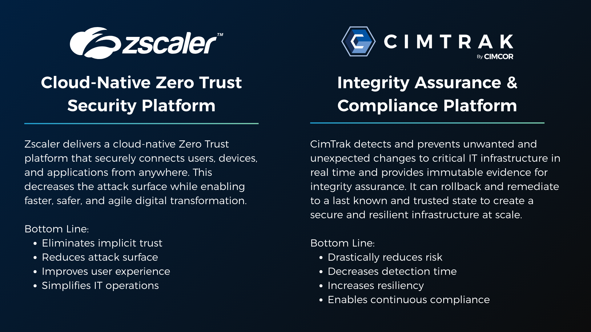 Zscaler and CimTrak Integration